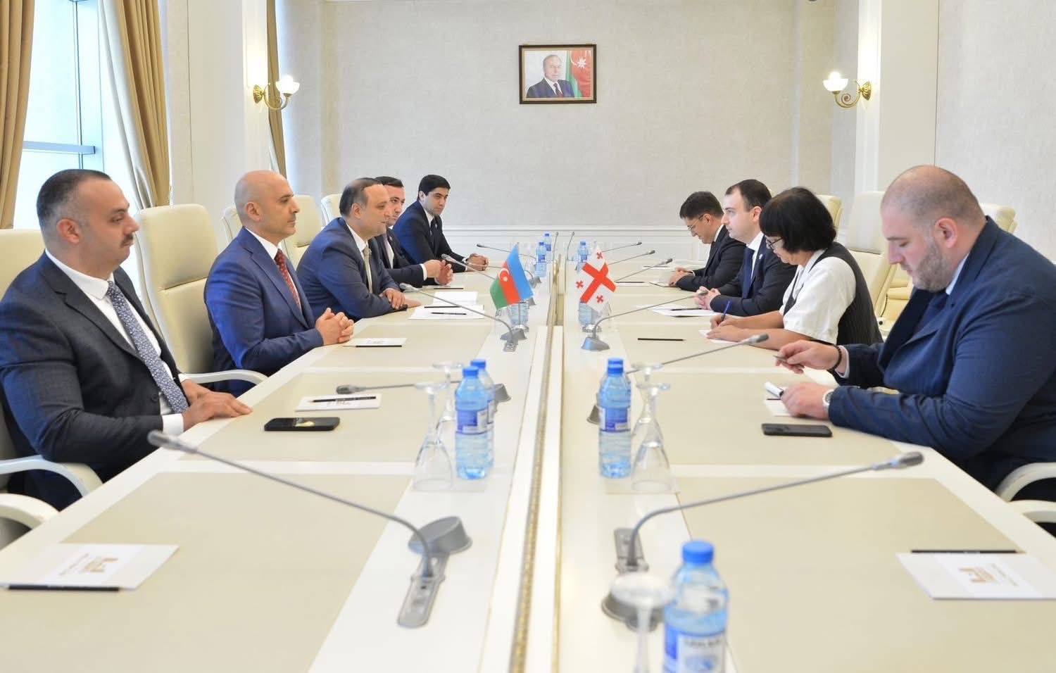 Deputatlar Gürcüstan parlamentinin üzvləri ilə görüşüblər