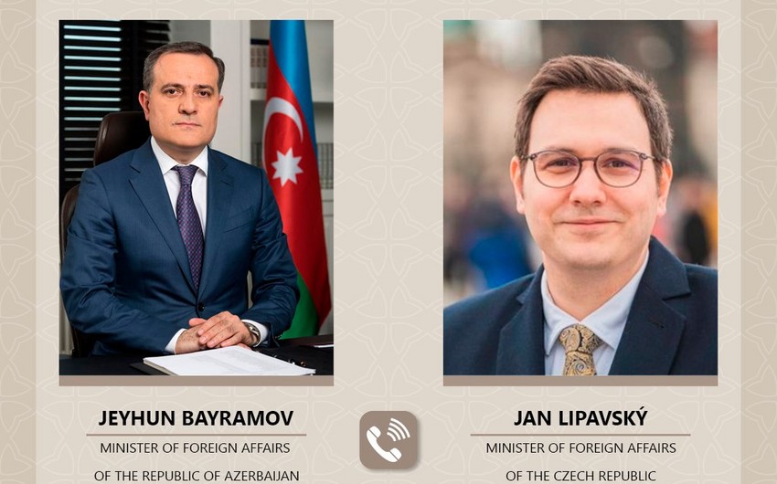Ceyhun Bayramov həmkarı ilə danışıqlar apardı
