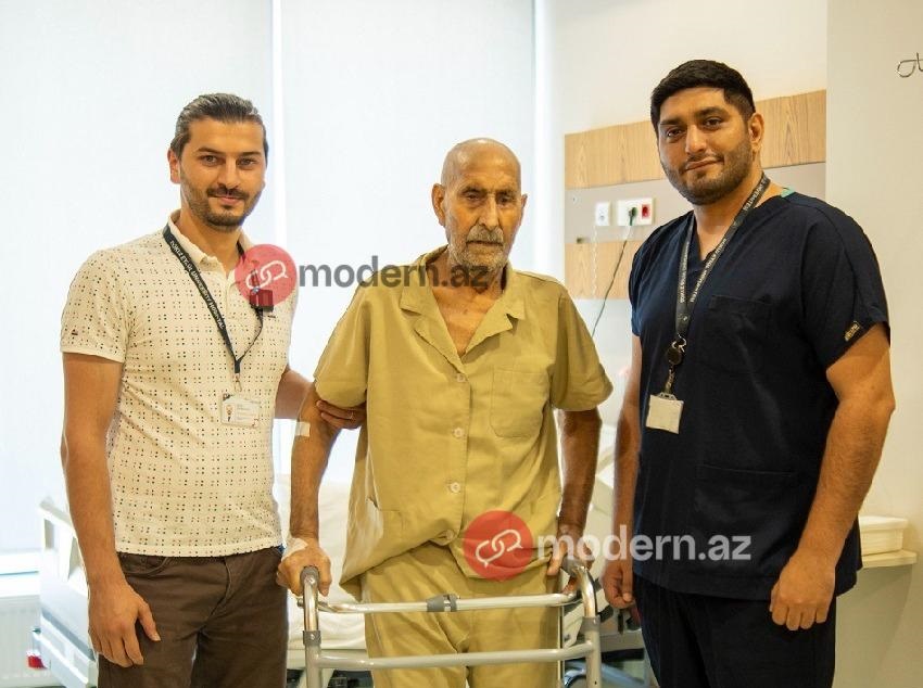 Azərbaycanda möcüzə: 102 yaşlı şəhid atası uğurla əməliyyat olundu - FOTO+VİDEO