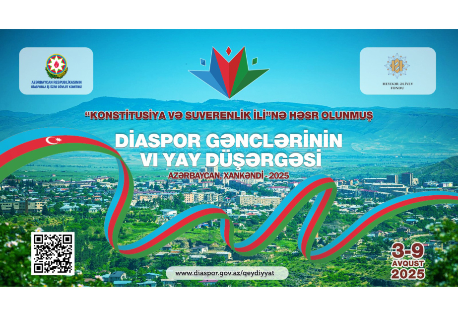Xankəndi şəhərində Diaspor Gənclərinin VI Yay Düşərgəsi başlayır