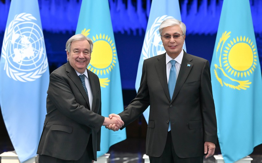 Tokayev və Quterreş Almatıda - BMT-nin islahatı müzakirə edildi