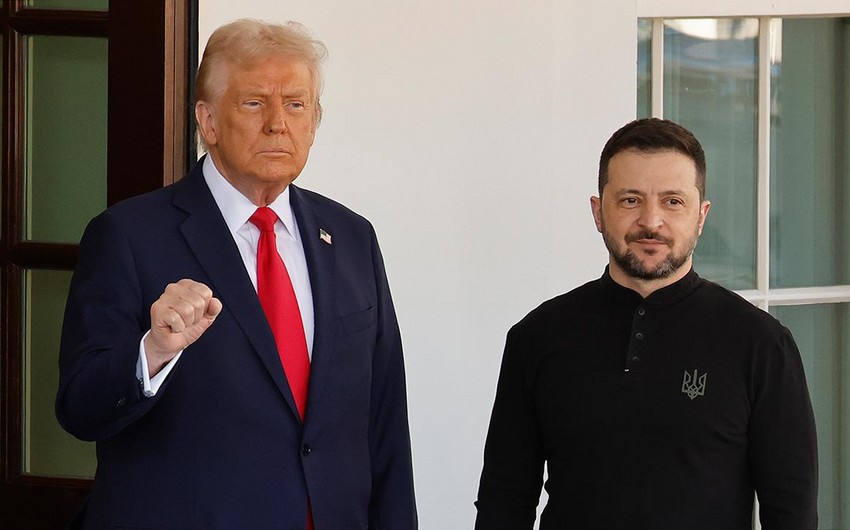 Zelenski Trampla danışdı