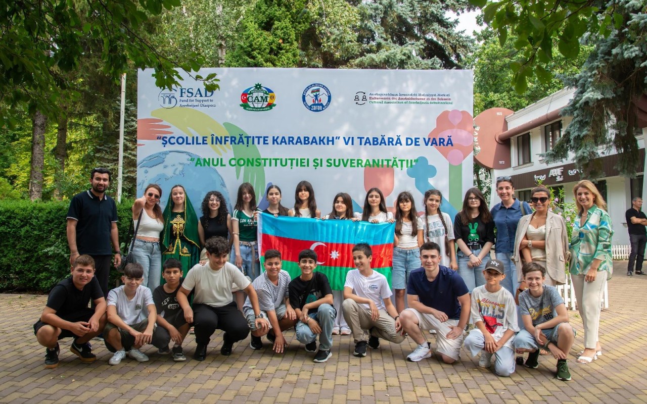 “Qardaşlaşmış Qarabağ Məktəbləri” Moldova yay düşərgəsində - FOTOLAR