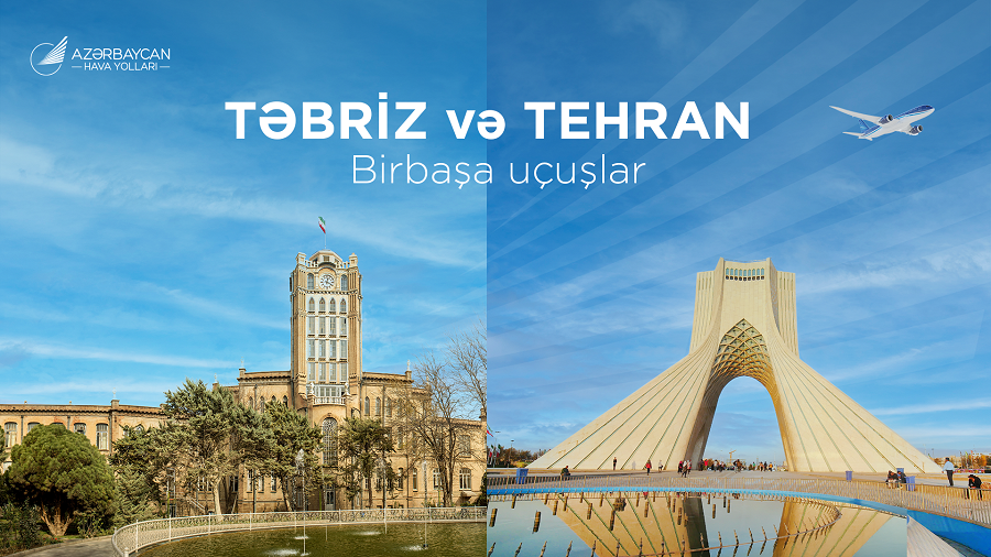 AZAL İranın iki şəhərinə uçuşlara başlayır