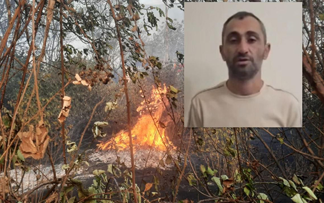 Xocavənddə doğmalarının məzarını ziyarət edən şəxs yanğına səbəb oldu