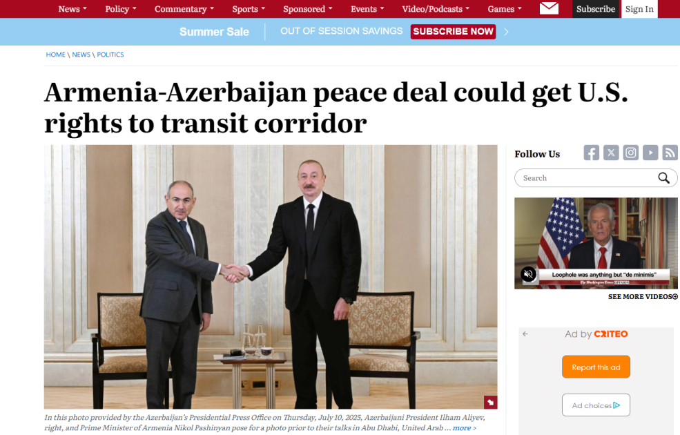 Dünya mediası tarixi görüşdən YAZIR