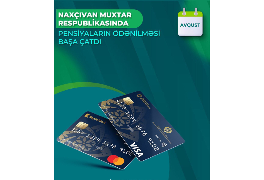 Bu bölgədə avqustun pensiyaları verildi