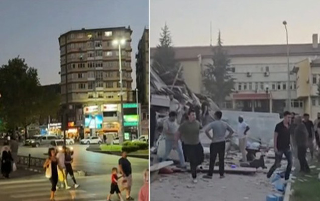 Türkiyədəki zəlzələdən GÖRÜNTÜLƏR