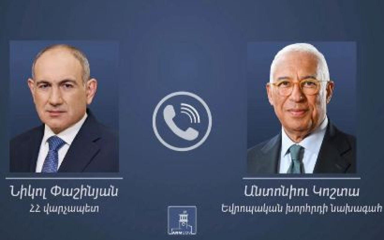 Paşinyanla Avropa Şurasının prezidenti ilə danışdı