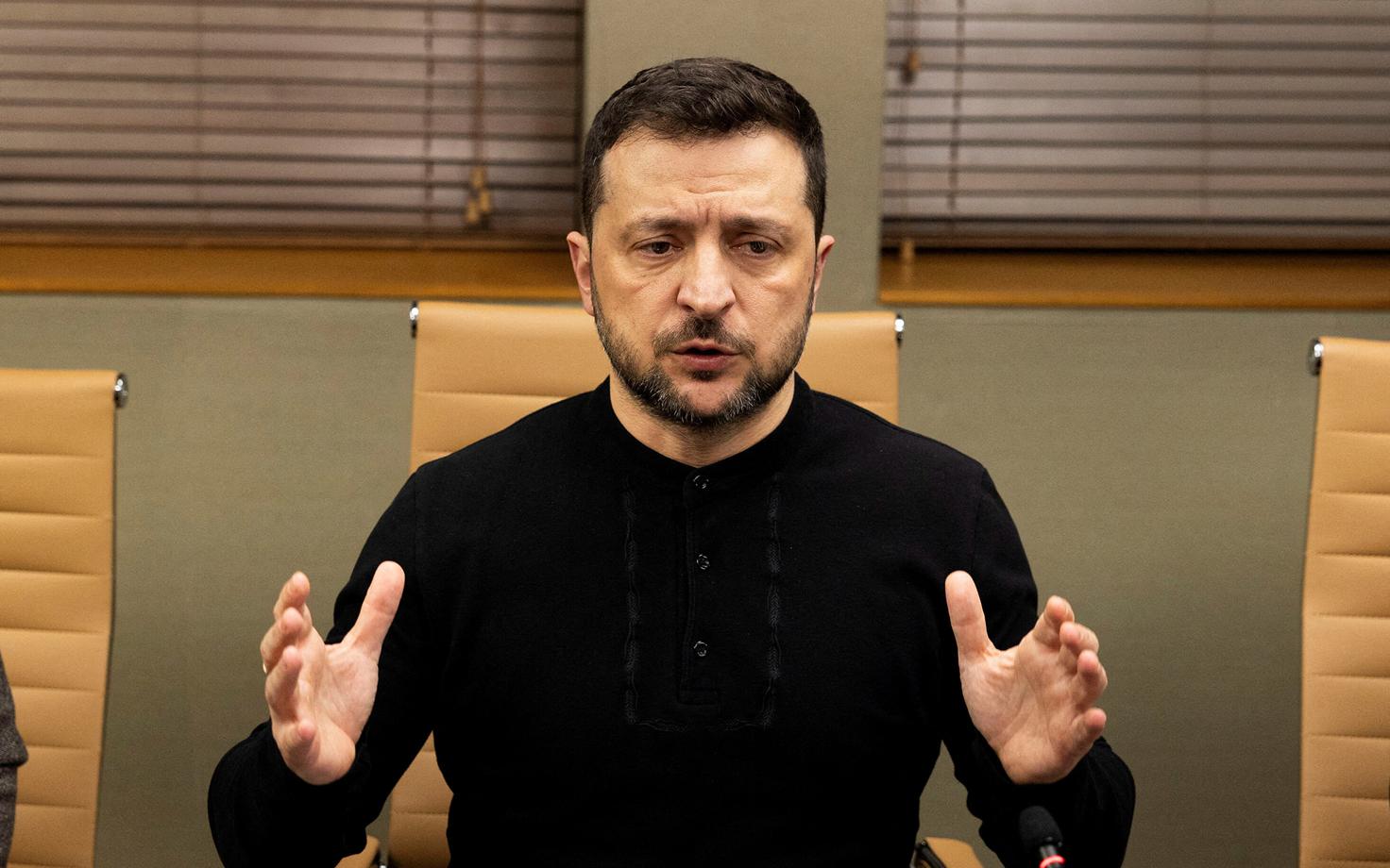 Zelenski Almaniyaya gedib