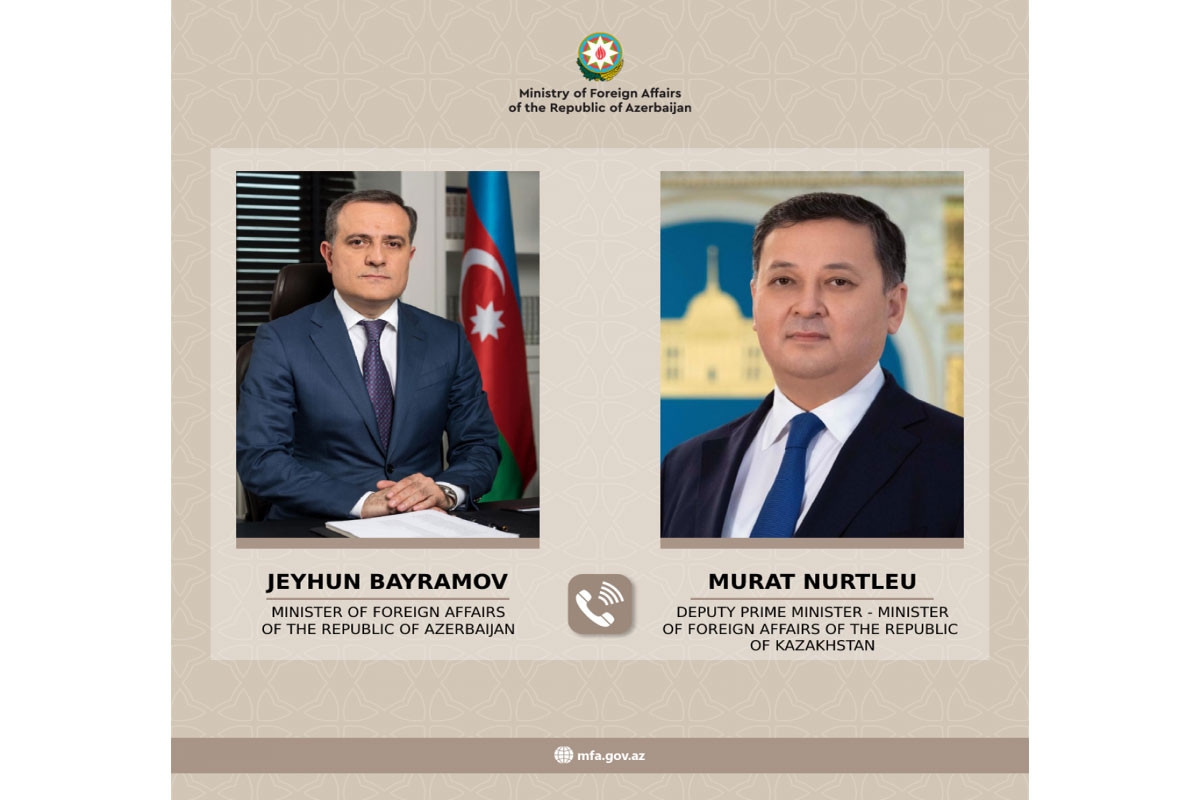 Ceyhun Bayramov həmkarı ilə danışıqlar apardı