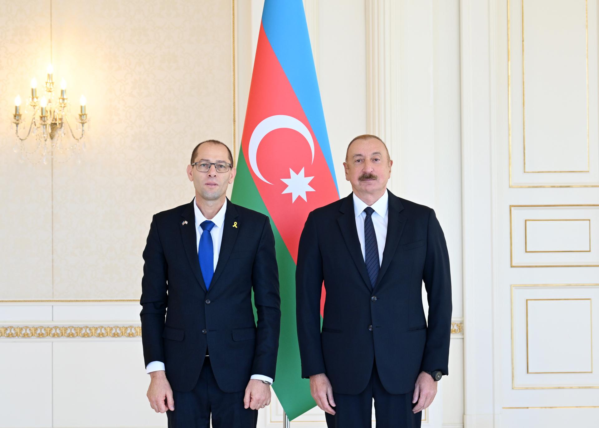 İsrailin yeni səfiri İlham Əliyevin QƏBULUNDA