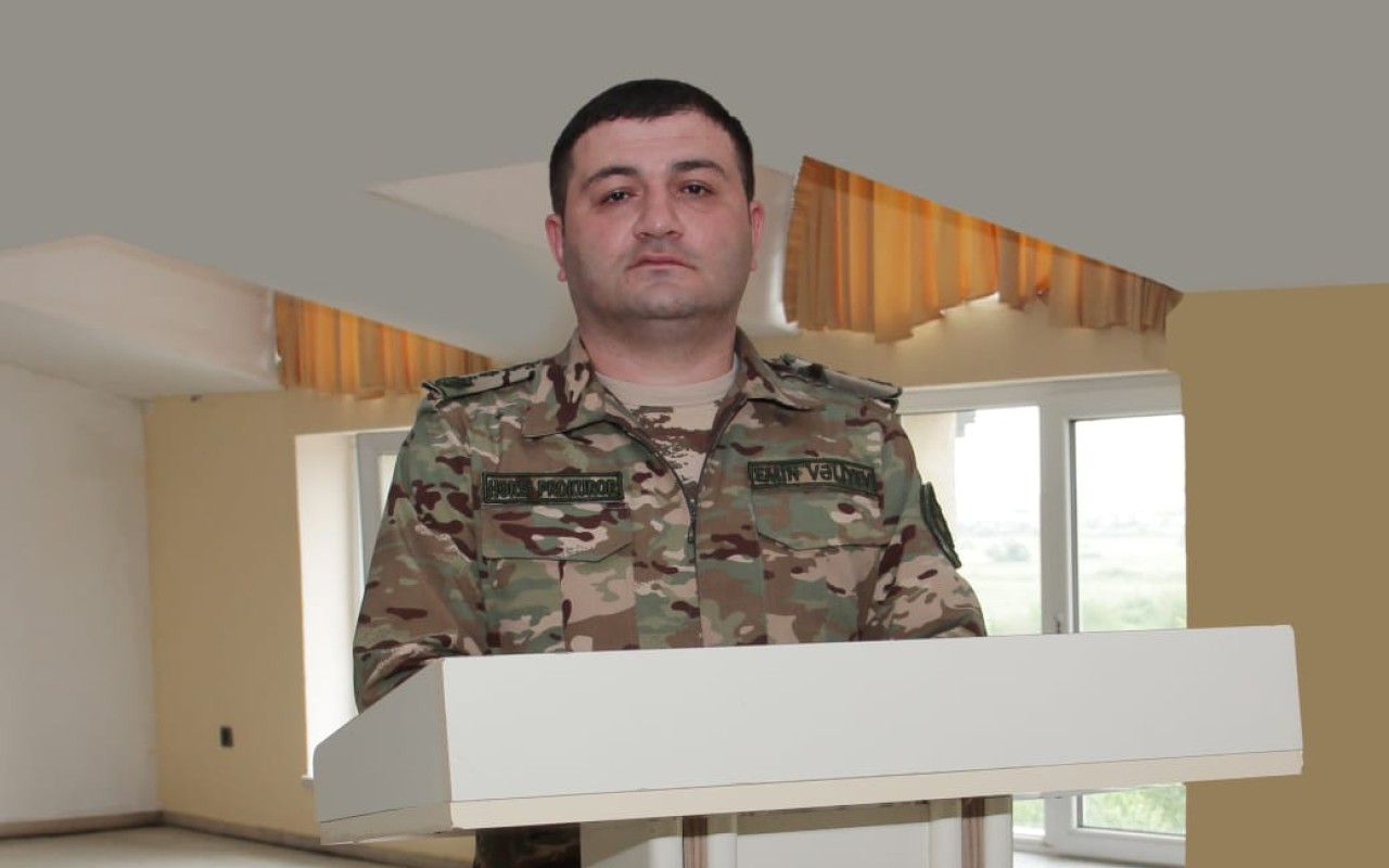 Gəncəyə hərbi prokuror təyin edildi -