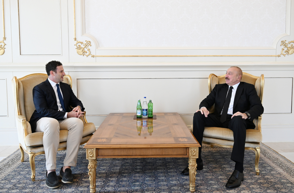 İlham Əliyev şirkət prezidentini qəbul edib