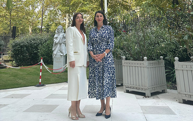 Fransanın yeni səfiri Leyla Abdullayeva ilə görüşdü