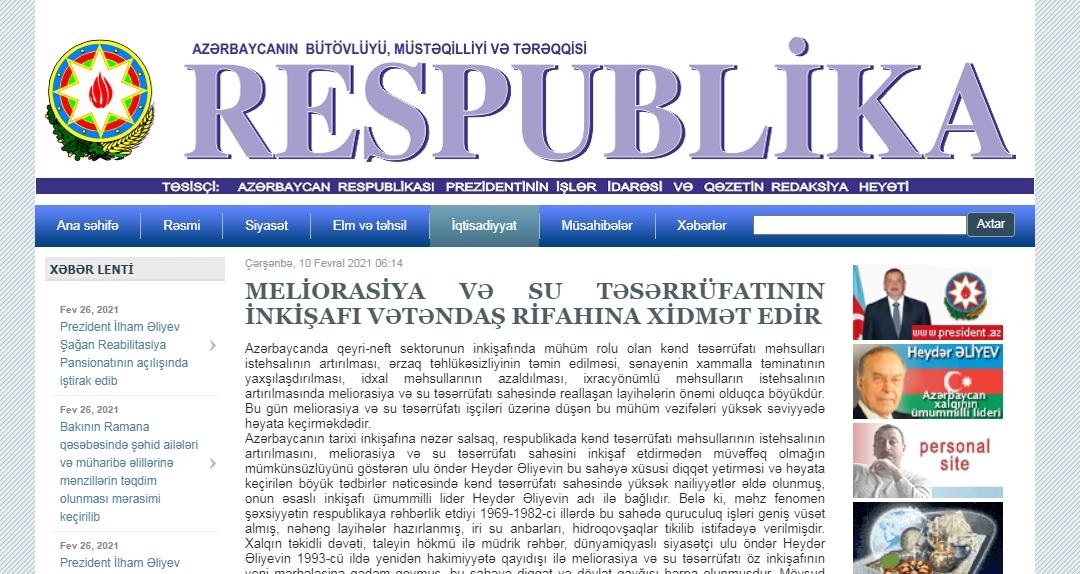 “Respublika” qəzeti bağlandı - Baş redaktora yeni vəzifə verildi