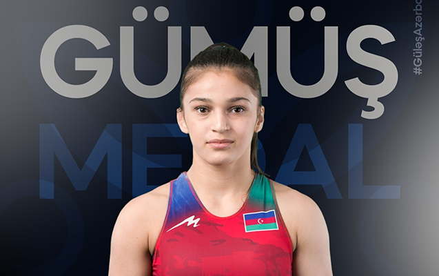 Qadın güləşçimiz dünya ikincisi oldu