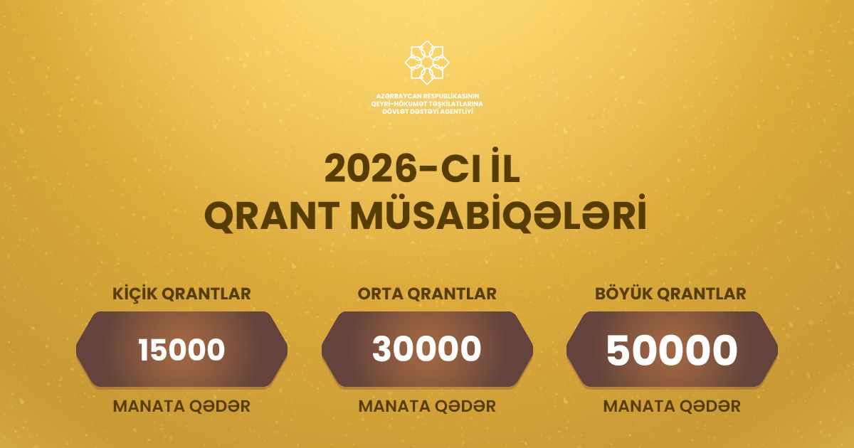 QHT Agentliyi qrant müsabiqəsi ELAN ETDİ