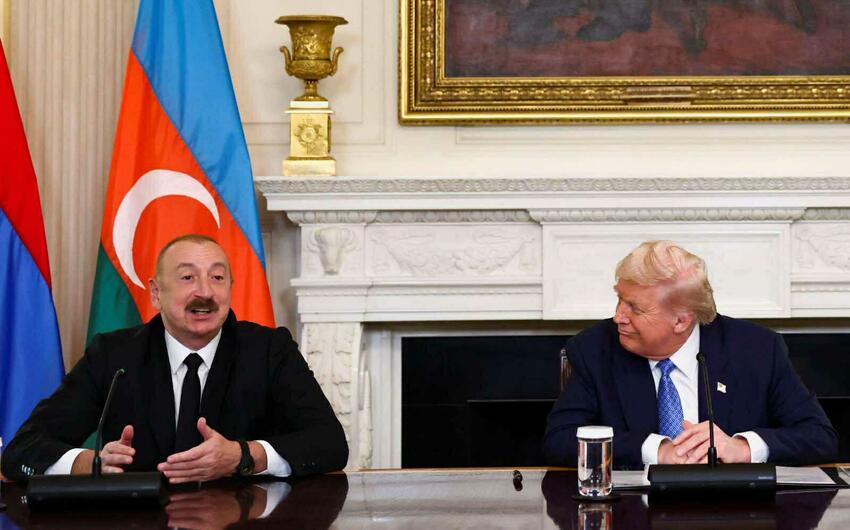 Siz böyük lidersiniz - Trampdan İlham Əliyevə HƏDİYYƏ