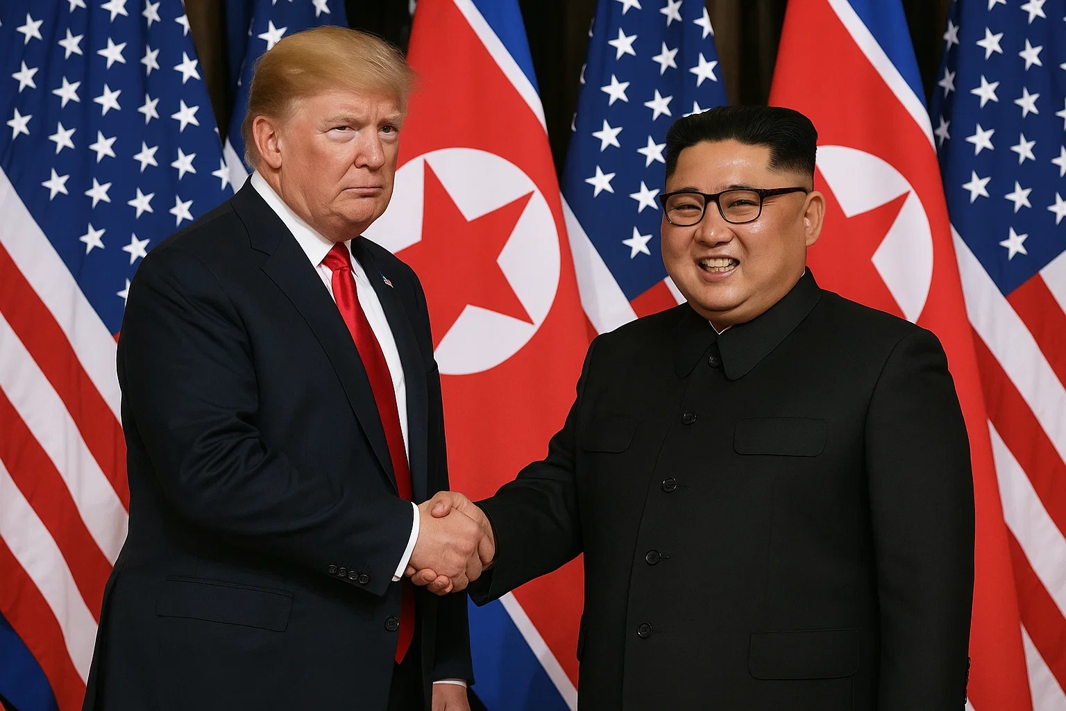 Tramp Kim Çen Inla görüşmək istəyir