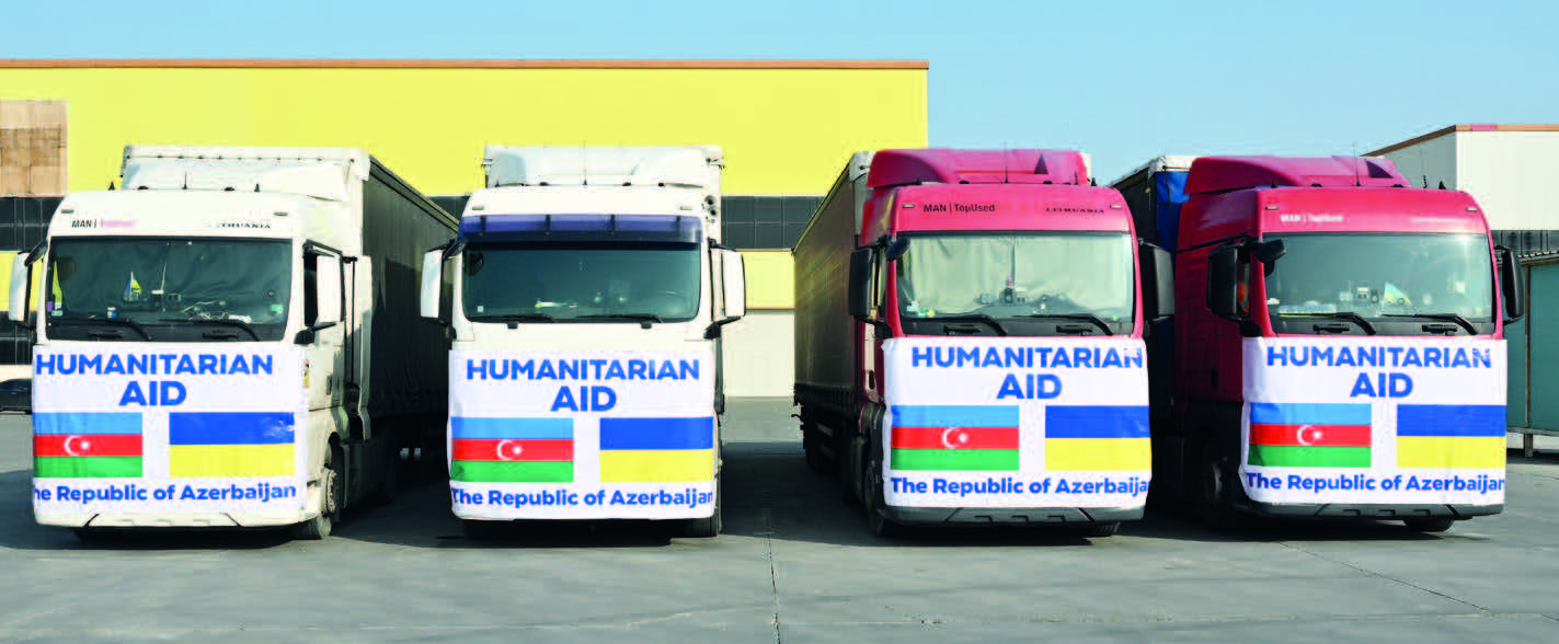 Azərbaycanın Ukraynaya göstərdiyi humanitar yardımların ümumi həcmi 