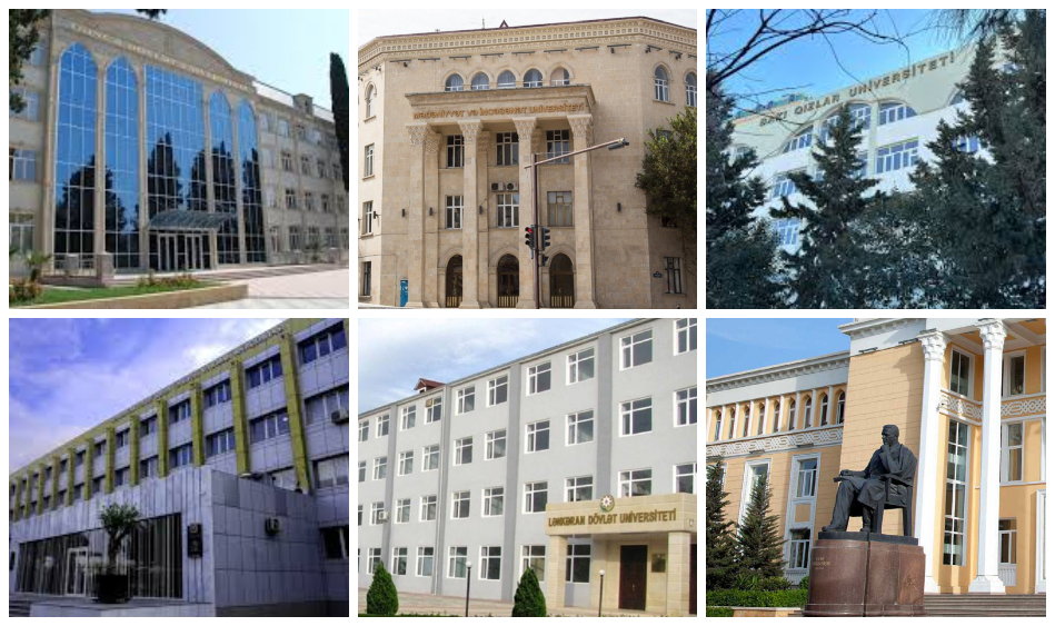IV və V qruplarda universitetlər üzrə boş yerlərin SAYI