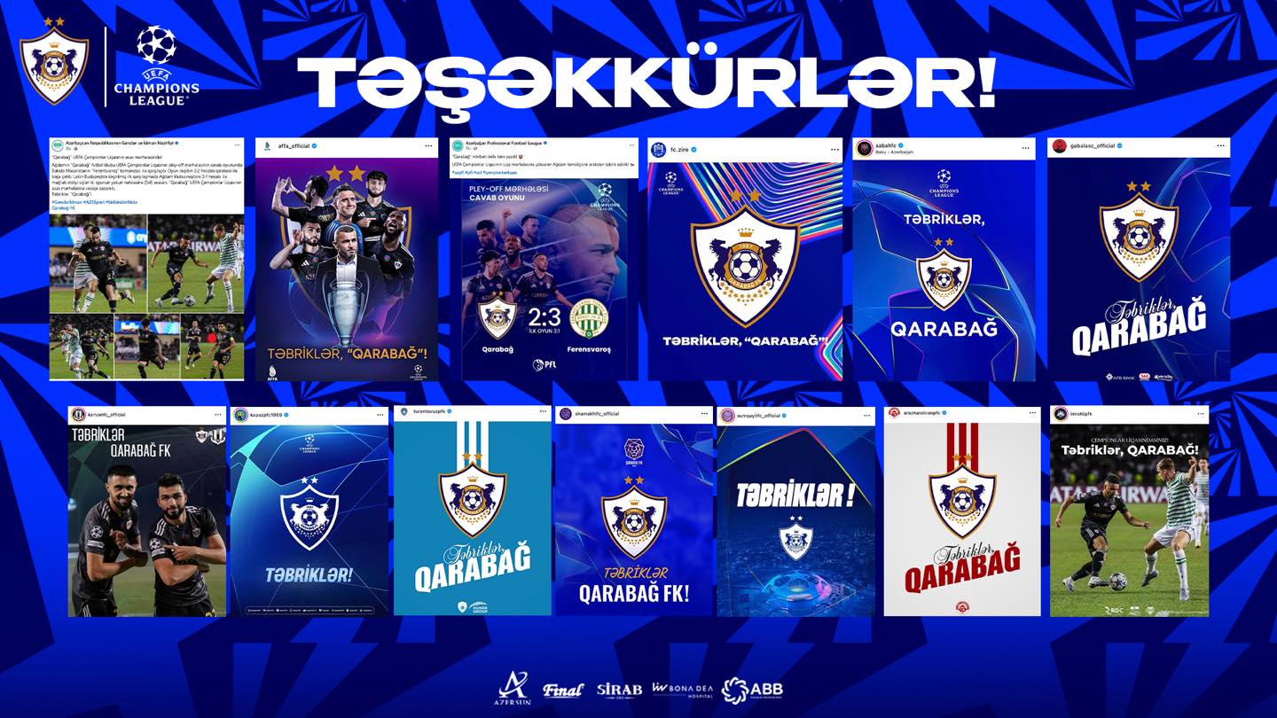 “Qarabağ”ı təbrik etməyən klub...