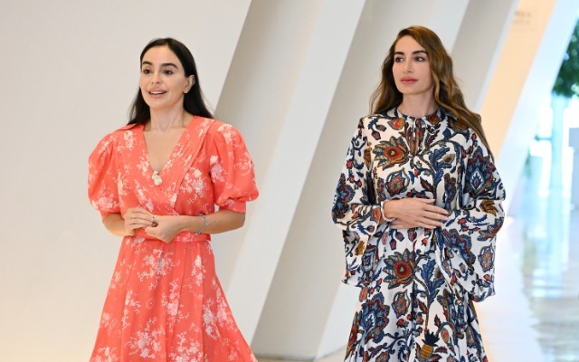 Leyla və Arzu Əliyeva tələbələrə sertifikatlarını təqdim etdilər - FOTOLAR