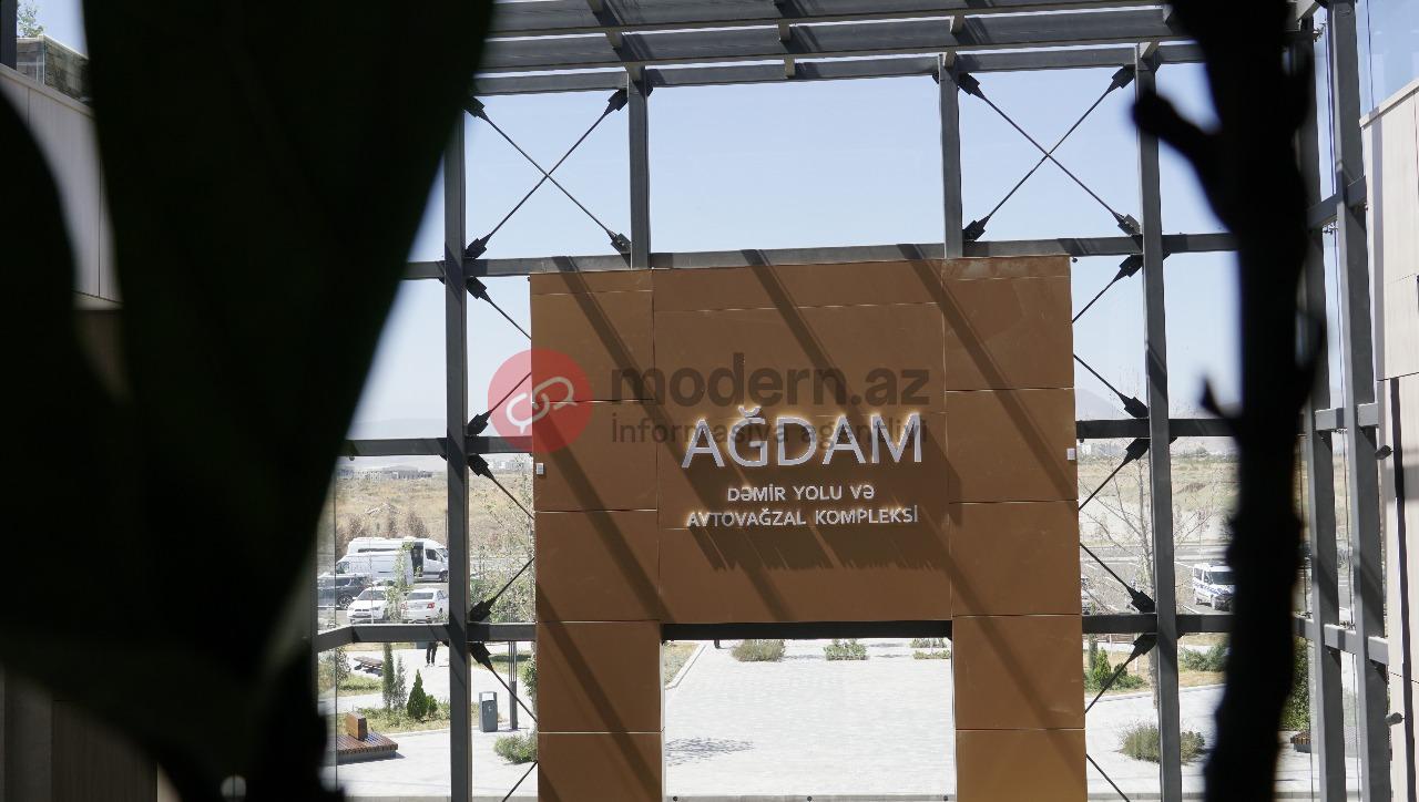 32 ildən sonra Ağdam Dəmir Yolu stansiyasında - FOTOLAR