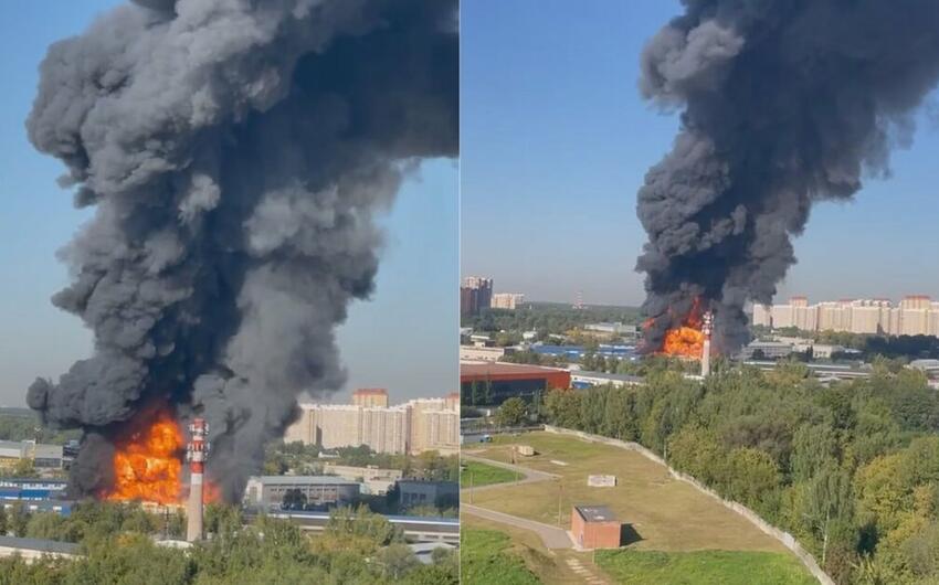 Moskva yaxınlığında güclü YANĞIN