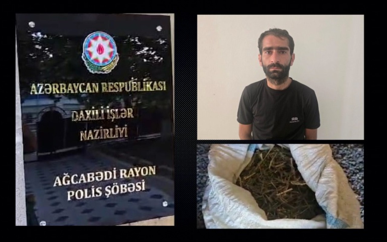 Ağcəbədidə narkotacir tutuldu