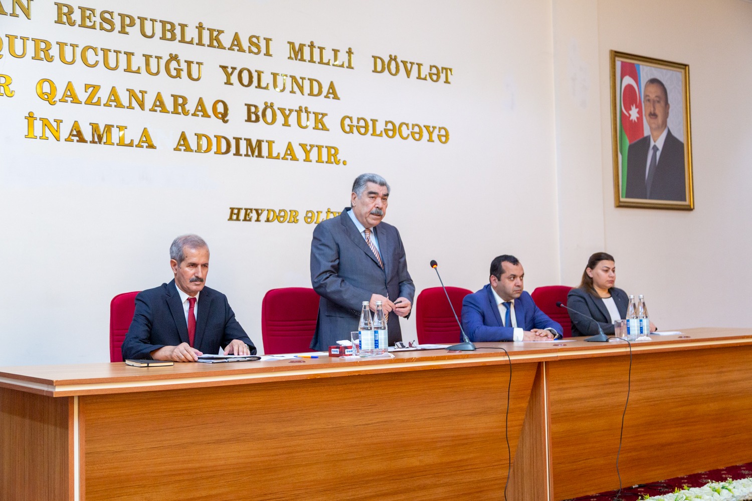 Salyanda pambıq yığımı ilə bağlı müşavirə keçirilib - FOTOLAR
