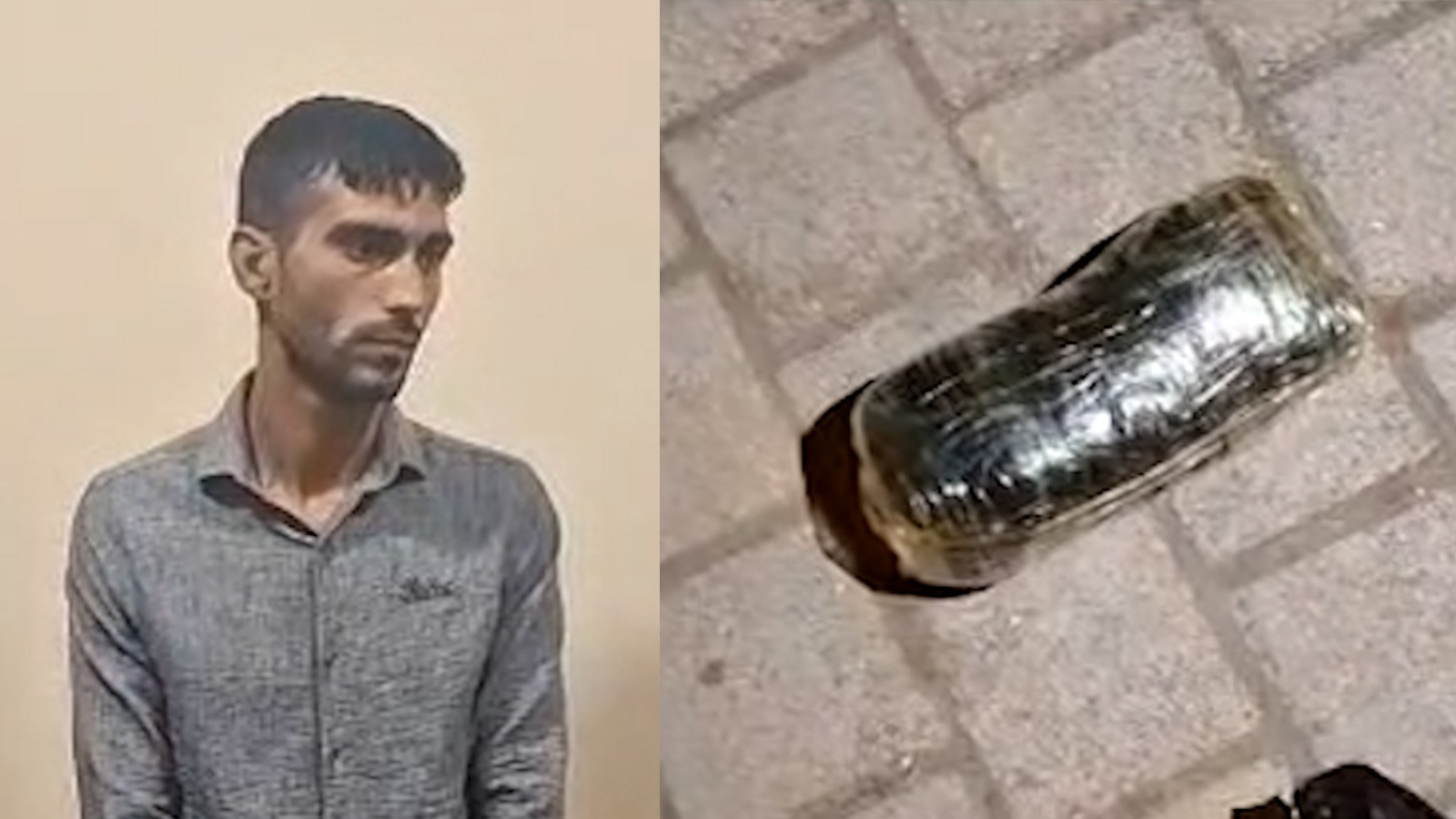 Heroin satan narkokuryer saxlanıldı