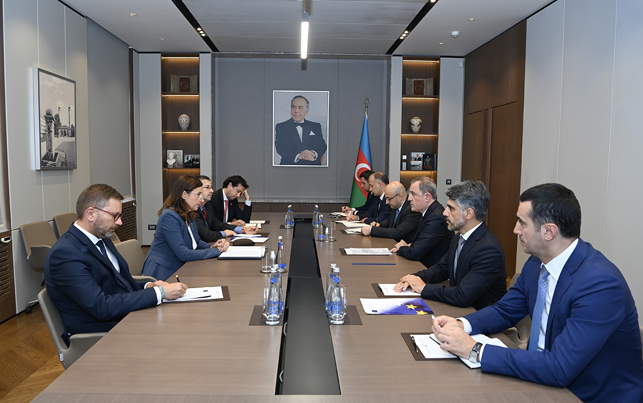 Avropanın yeni səfiri Ceyhun Bayramovun qəbulunda 