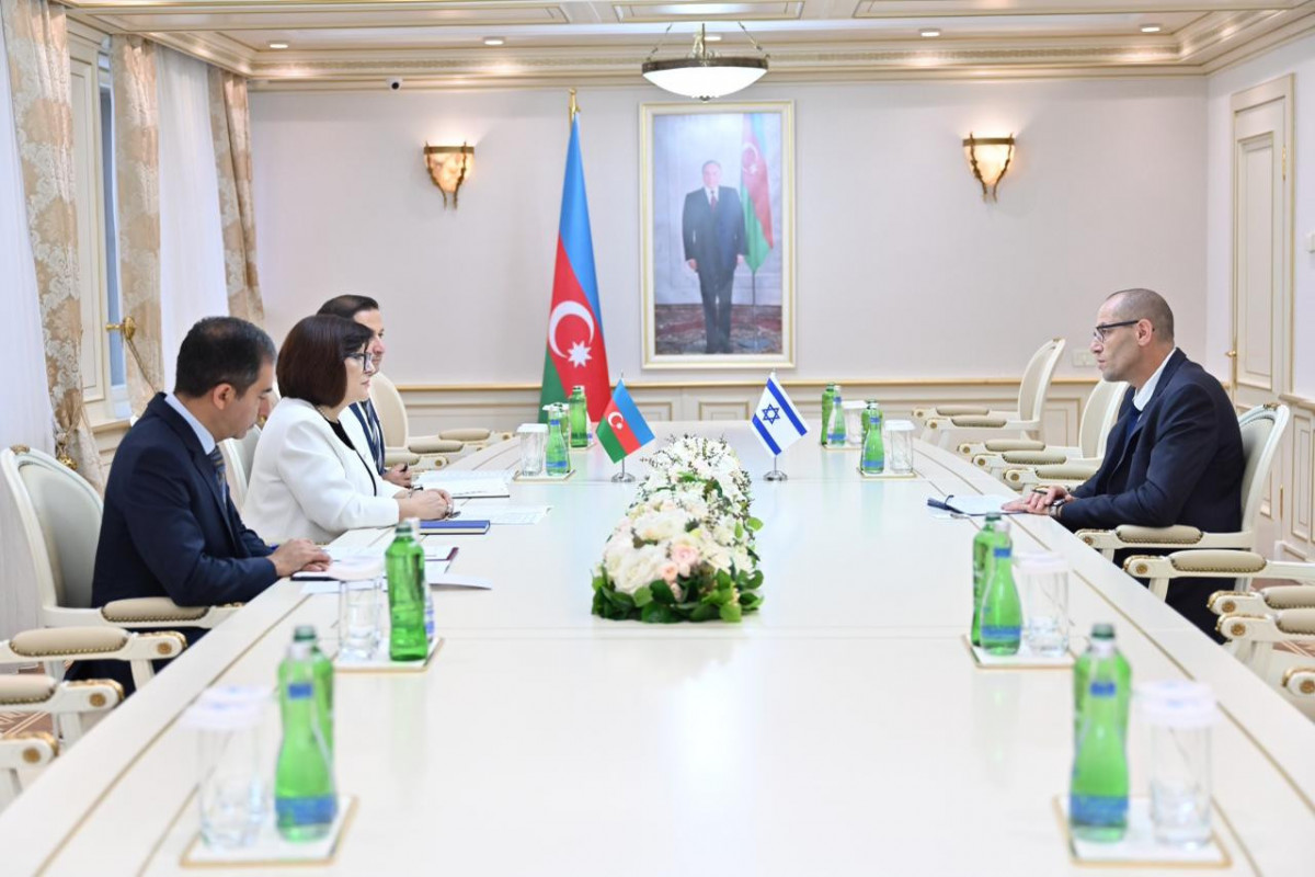 Sahibə Qafarova İsrailin yeni səfiri ilə görüşdü