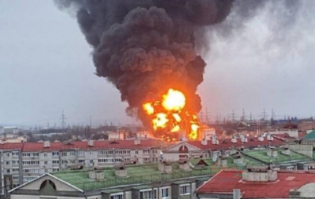 Ukrayna PUA-ları Rusiyaya kütləvi hücum edib