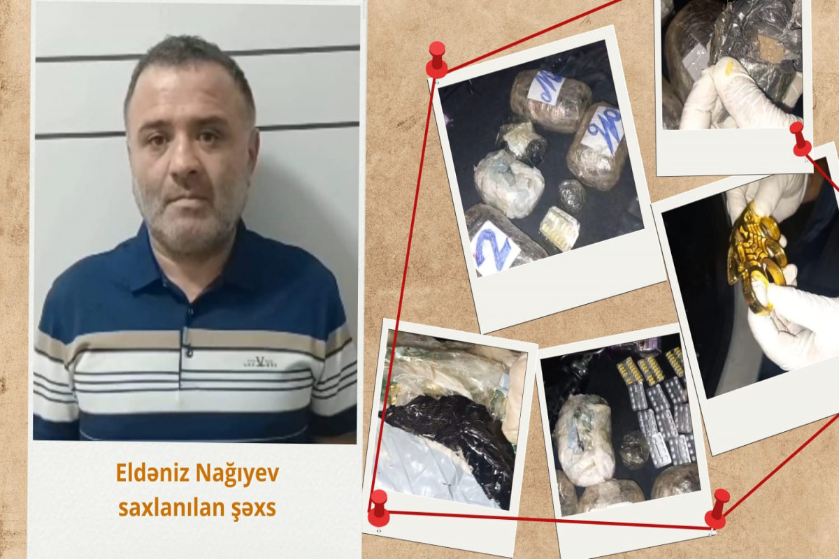 Narkokuryerdən 6 kiloqram narkotik aşkarlandı