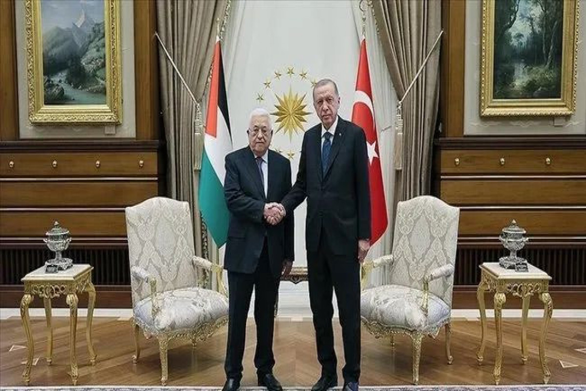 Ərdoğan Mahmud Abbasla görüşdü
