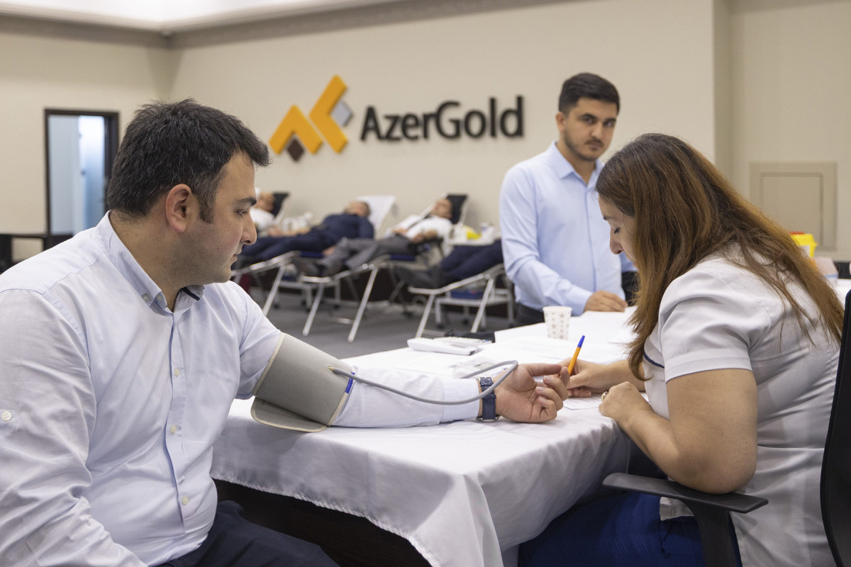 “AzerGold”da növbəti qanvermə aksiyası keçirildi