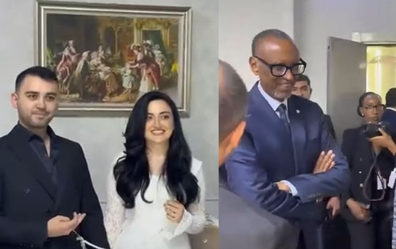 Ruanda Prezidenti Bakıda nikaha qatıldı - VİDEO