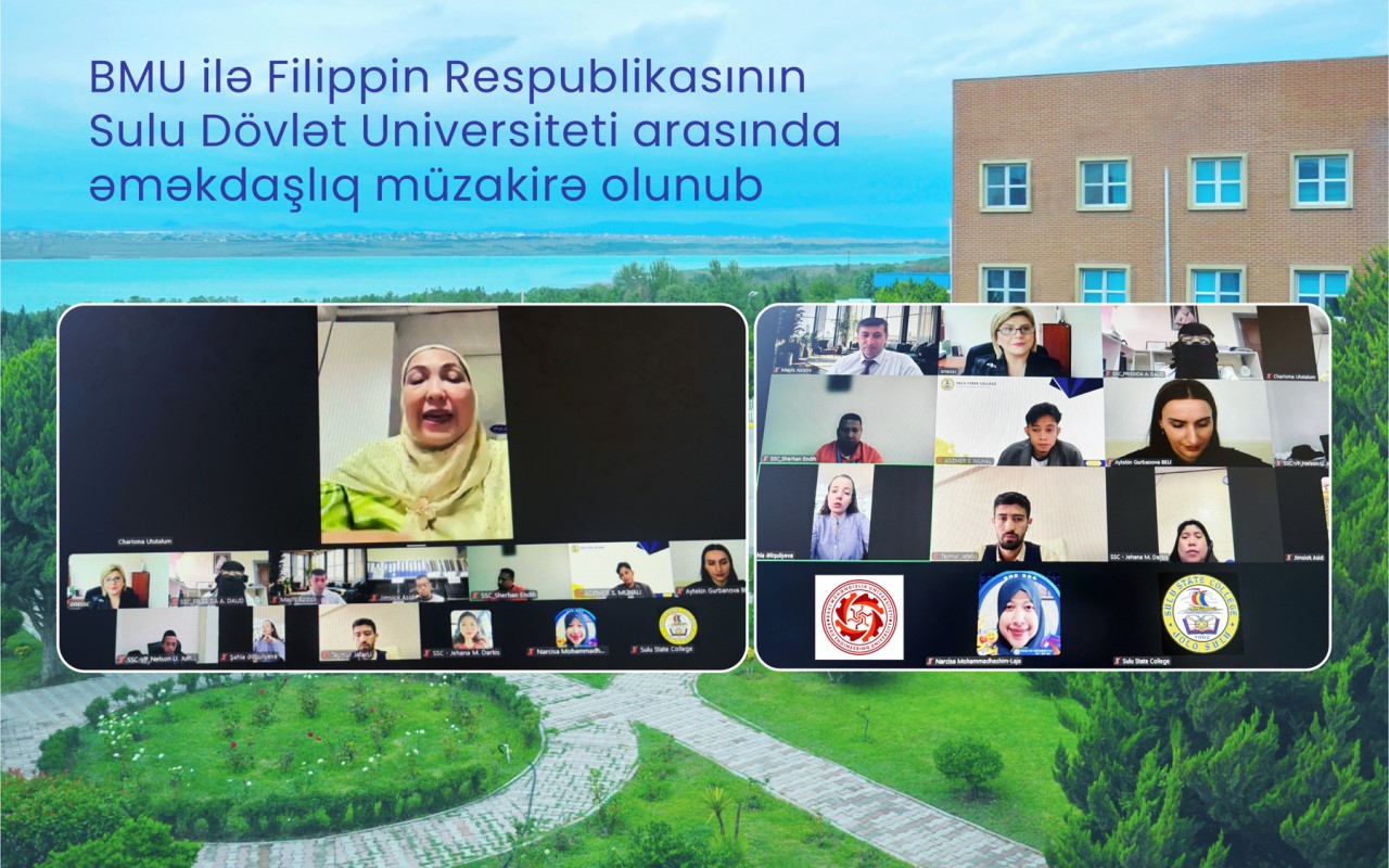 BMU ilə Filippin universiteti arasında əməkdaşlıq müzakirə olundu
