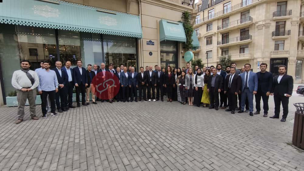 Türkiyə və Azərbaycanın iş adamları səhər yeməyində - FOTOLAR