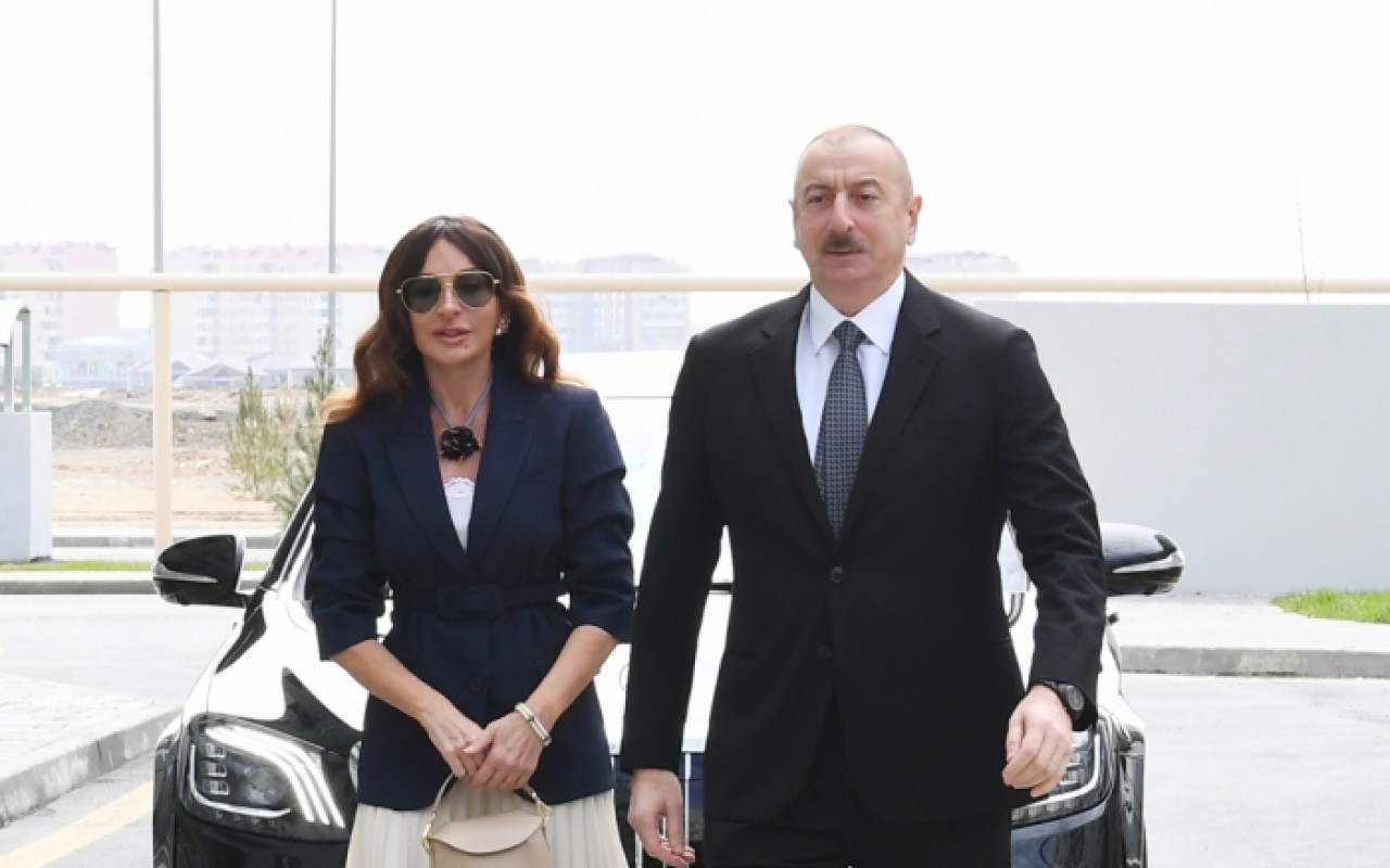 Prezident və Birinci xanım BMT-nin mənzil qərargahına gəldilər