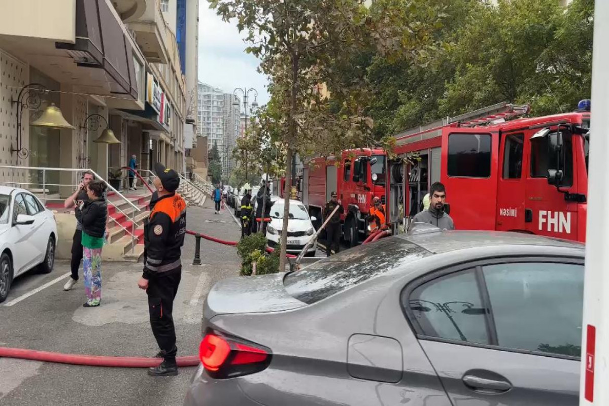 Polis Bakıdakı yanğınla bağlı hərəkətə keçdi
