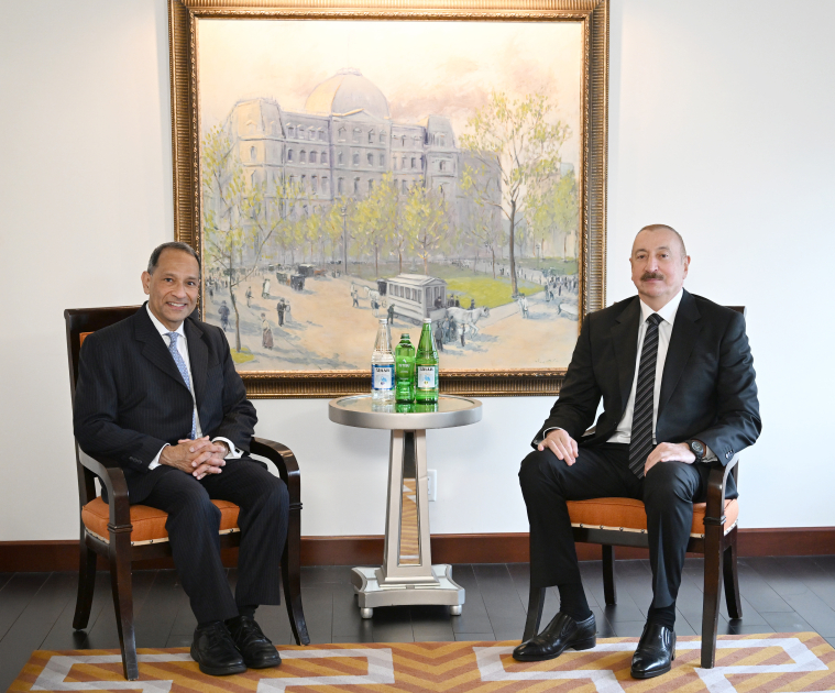 İlham Əliyev Çoksi ilə danışıqlar apardı