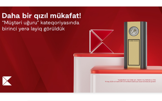 "Kapital Bank" “Globee–Innovation Awards”dan qızıl mükafata layiq görüldü