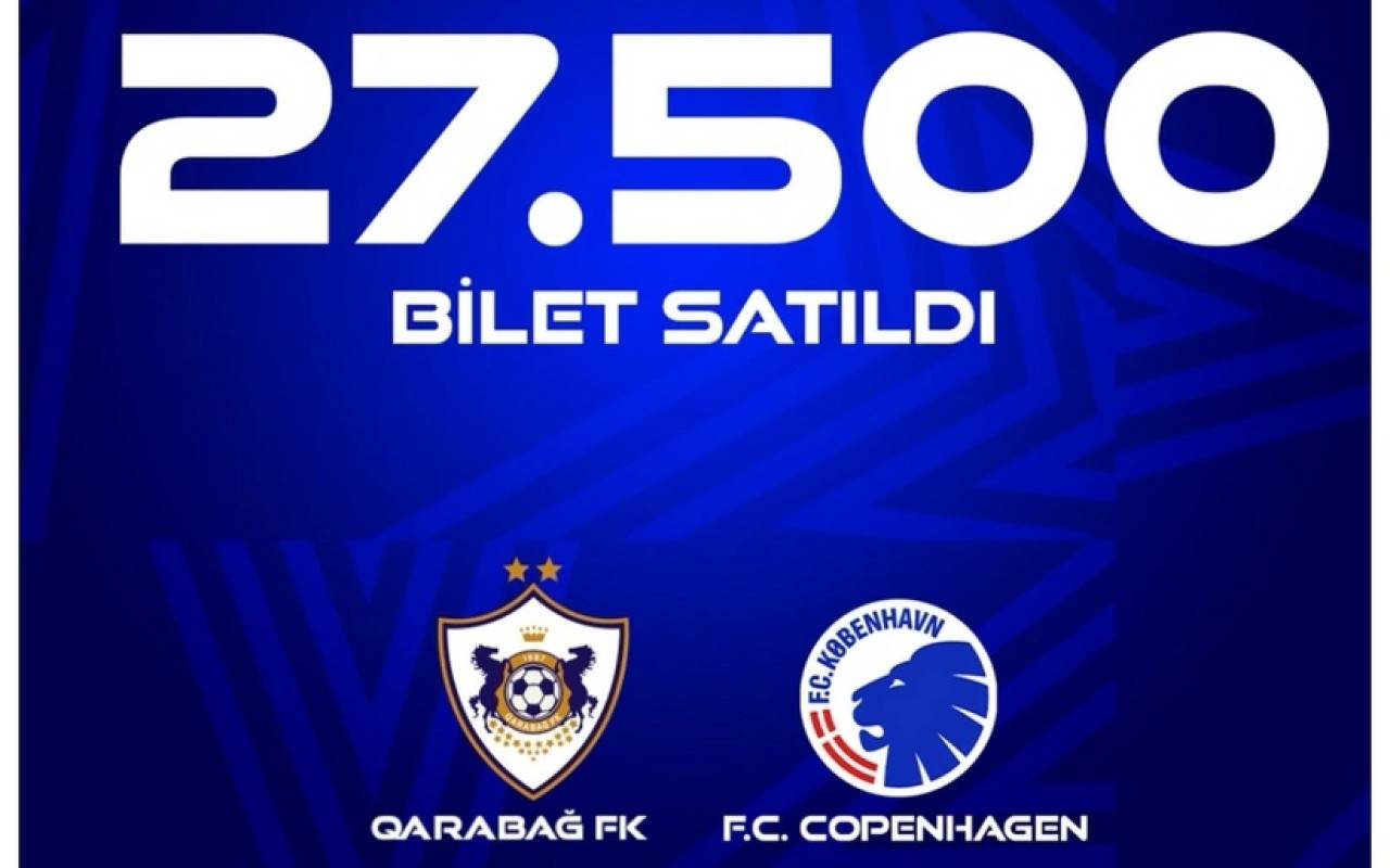 "Qarabağ"ın oyununa 27 500 bilet satılıb