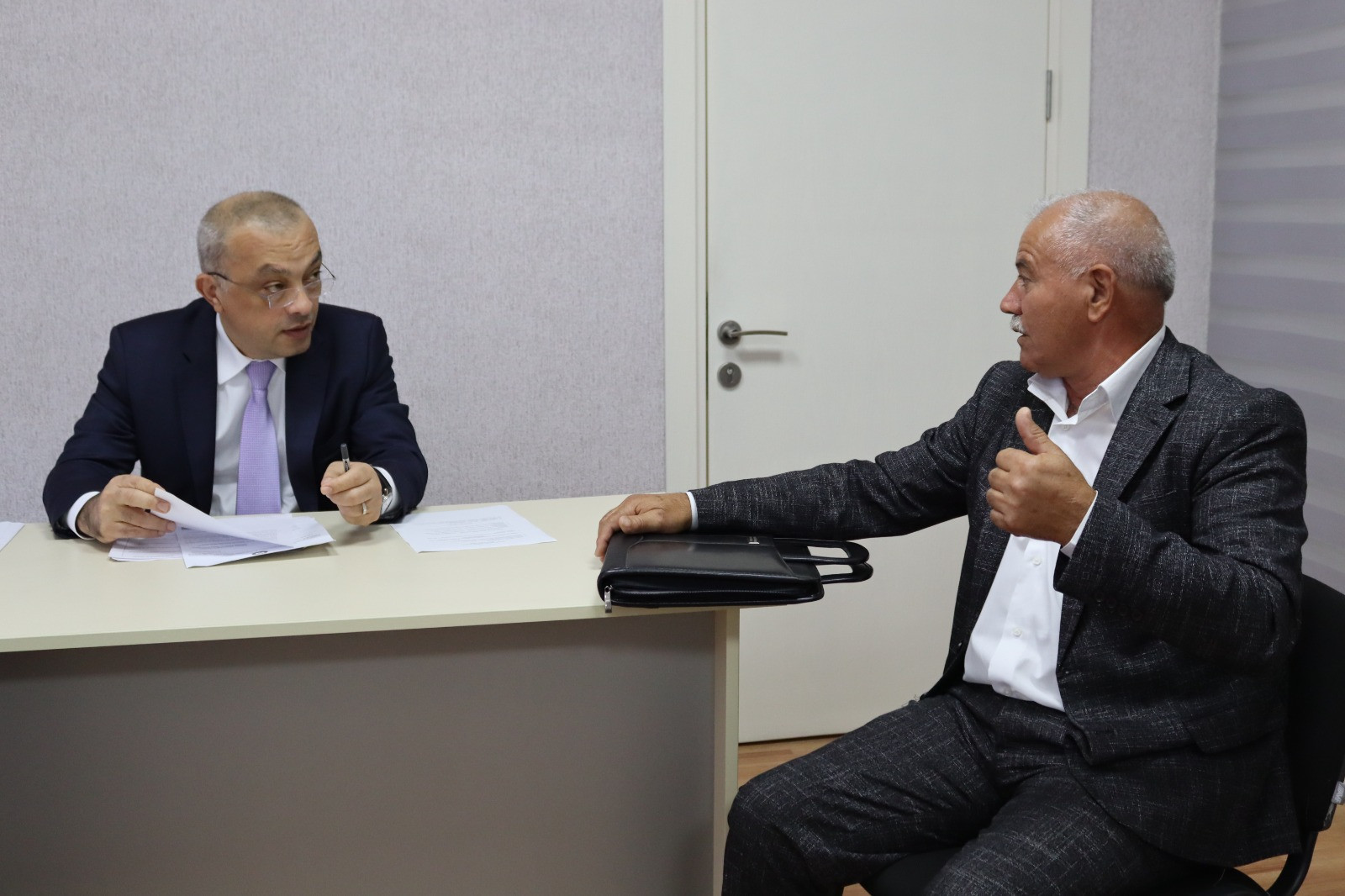 Zaur Mikayılov Xaçmazda vətəndaşları qəbul etdi