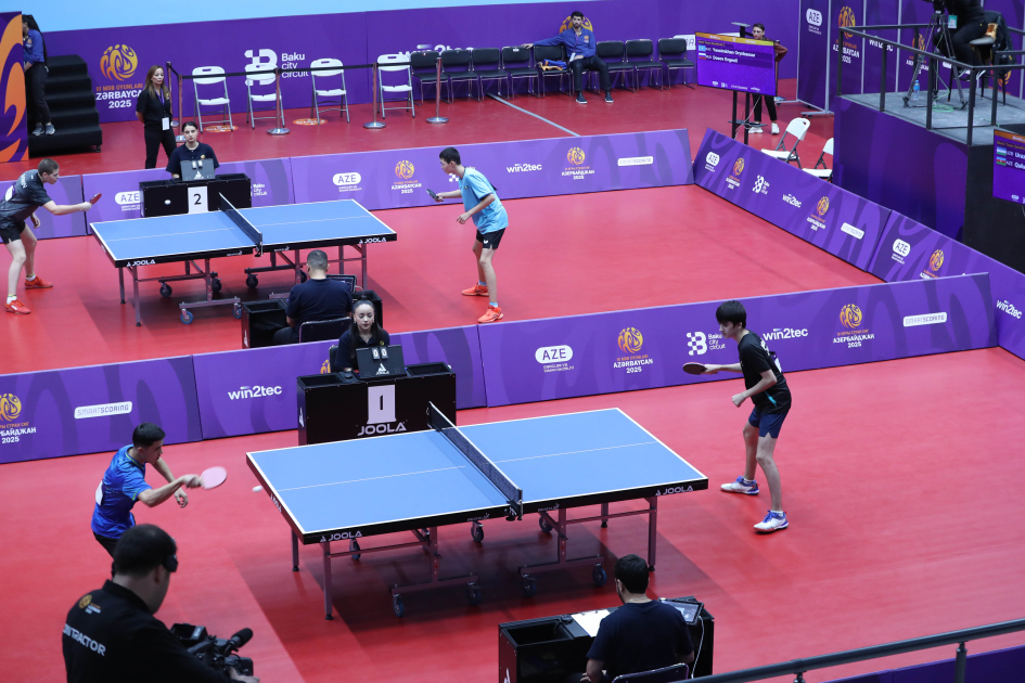 Stolüstü tennisçilərimiz III MDB Oyunlarında finala yüksəldi