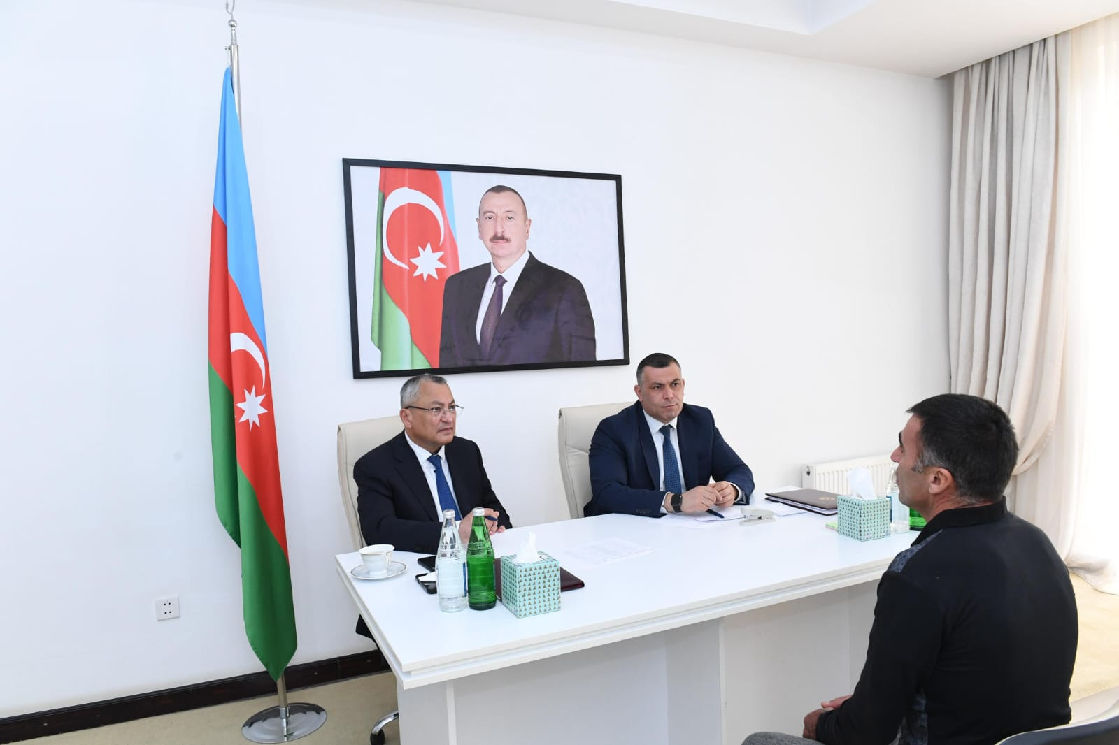 Qubada keçmiş məcburi köçkünlərin müraciətləri dinlənildi